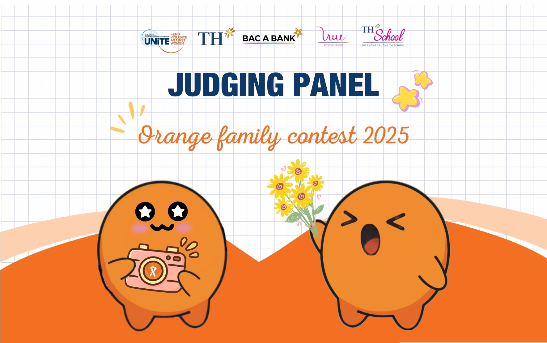 The Orange family judging panel is ready!